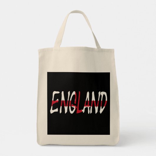 Engeland over Engelse vlag Tote Bag (Achterkant)