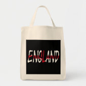 Engeland over Engelse vlag Tote Bag (Voorkant)