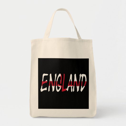 Engeland over Engelse vlag Tote Bag (Voorkant)