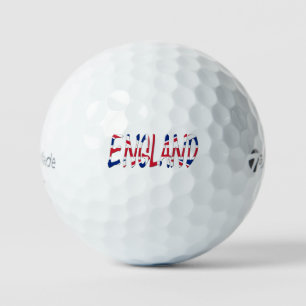 Engeland overlaid op Union Jack-vlag tmtp5 gbt Golfballen