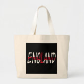 Engeland overlay op Engelse vlag jitcnt Grote Tote Bag (Voorkant)