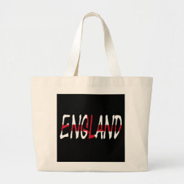 Engeland overlay op Engelse vlag jitcnt Grote Tote Bag