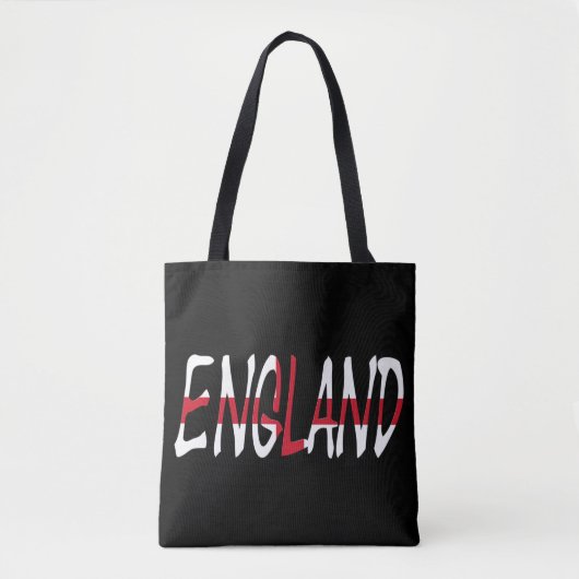Engeland overlay op Engelse vlag stunt Tote Bag (Voorkant)