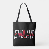 Engeland overlay op Engelse vlag stunt Tote Bag (Achterkant)