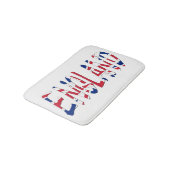 Engeland overlay op Union Jack Flag bmcnt Badmat (Gekanteld)