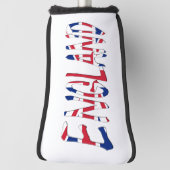 Engeland overlay op Union Jack Flag pcnt Golfheadcover (Draai 90)
