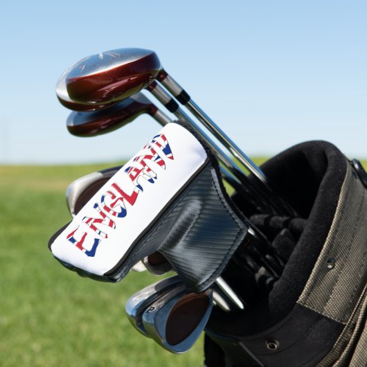 Engeland overlay op Union Jack Flag pcnt Golfheadcover (Insitu)