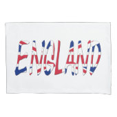 Engeland overlay op Union Jack Flag pcnt Kussensloop (Voorkant)