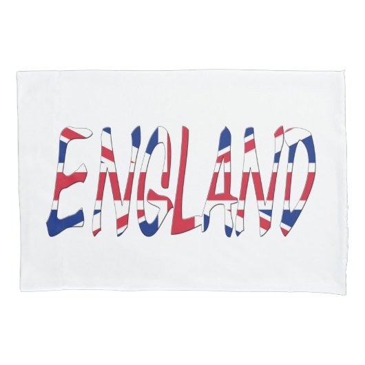 Engeland overlay op Union Jack Flag pcnt Kussensloop (Voorkant)
