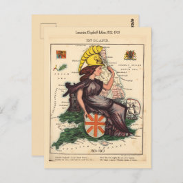 Engeland Pictorial maps Briefkaart