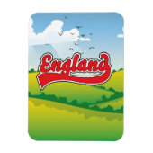 Engeland Platteland reisposter Magneet (Verticaal)