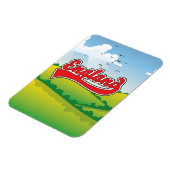 Engeland Platteland reisposter Magneet (Linkerzijde)