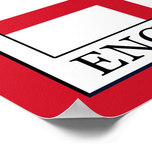 Engeland Poster (Hoek)