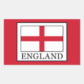 Engeland Rechthoekige Sticker (Voorkant)
