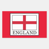 Engeland Rechthoekige Sticker (Voorkant)