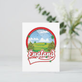 Engeland Reizen logo Feestdagenkaart (Staand voorkant)