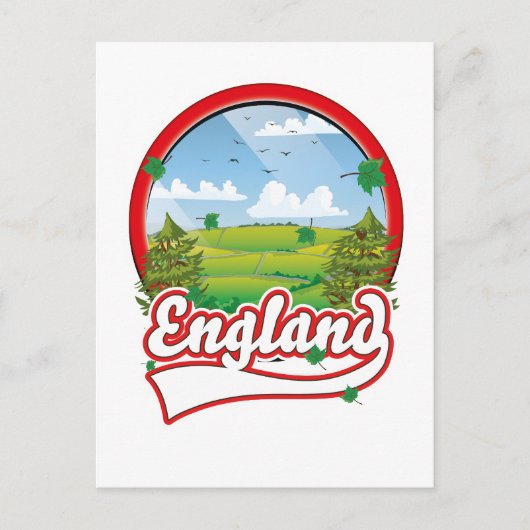 Engeland Reizen logo Feestdagenkaart (Voorkant)