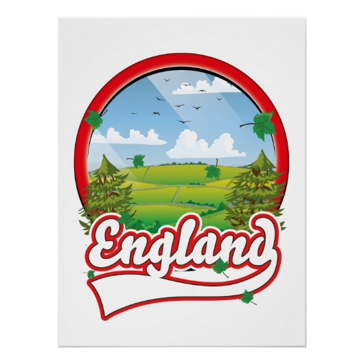 Engeland Reizen logo Perfect Poster (Voorkant)