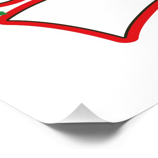 Engeland Reizen logo Perfect Poster (Hoek)