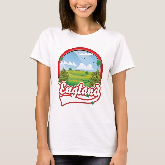 Engeland Reizen logo T-shirt (Voorkant)