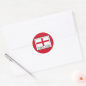 Engeland Ronde Sticker (Envelop)