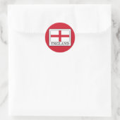 Engeland Ronde Sticker (Tas)