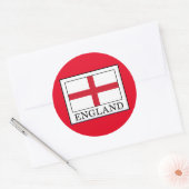 Engeland Ronde Sticker (Envelop)