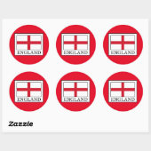 Engeland Ronde Sticker (Vel)