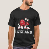 Engeland rugby (Roos) T-shirt (Voorkant)