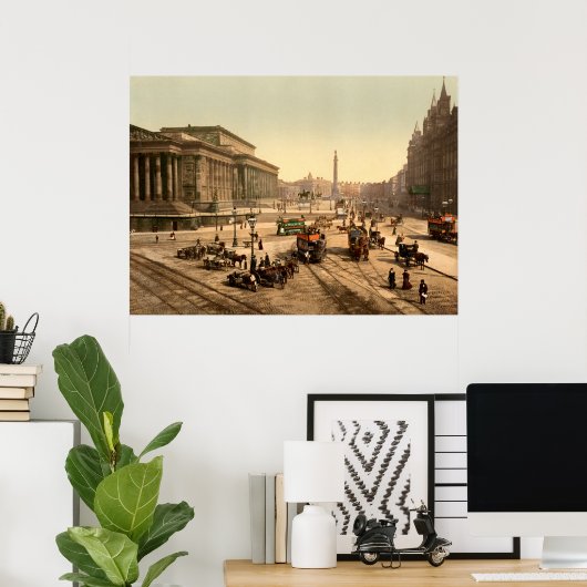  Engeland, Saint Georges Hall, Liverpool Poster (Thuiskantoor)