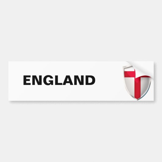 Engeland Schild Bumpersticker (Voorkant)