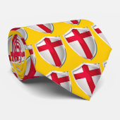 Engeland Schild Stropdas (Opgerold)