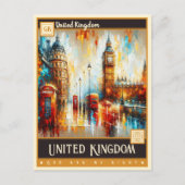 Engeland |  schilderij briefkaart (Voorkant)