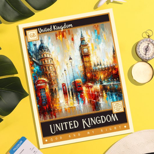 Engeland |  schilderij briefkaart