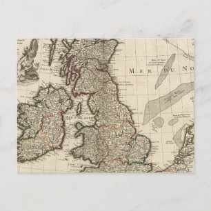 Engeland, Schotland, Europa Briefkaart