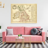 Engeland, Schotland, Ierland Canvas Afdruk (Insitu (Woonkamer))