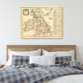 Engeland, Schotland, Ierland Canvas Afdruk (Insitu (Slaapkamer))