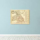 Engeland, Schotland, Ierland Canvas Afdruk (Insitu (Houten vloer))