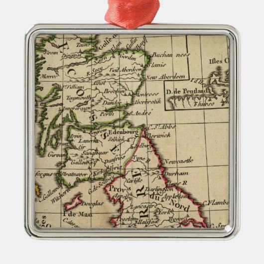 Engeland, Schotland, Ierland Metalen Ornament (Voorkant)