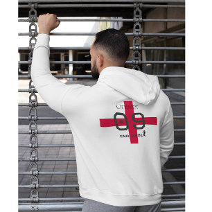 Engeland Sint-Joriskruis Patriottisch Aangepast Na Hoodie