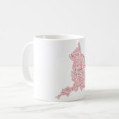 Engeland Slang Brits Woord Art Kaart Koffie Mok (Voorkant links)