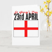 Engeland, St. George's Day Kaart (Gele Bloem)