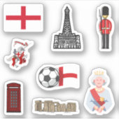 Engeland Stickers (Voorkant)
