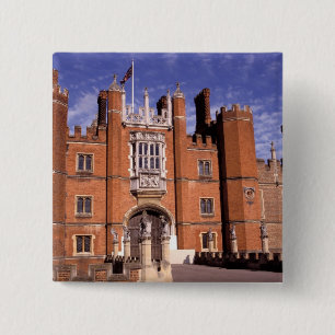 Engeland, Surrey, Hampton Court Palace. 3 Vierkante Button 5,1 Cm