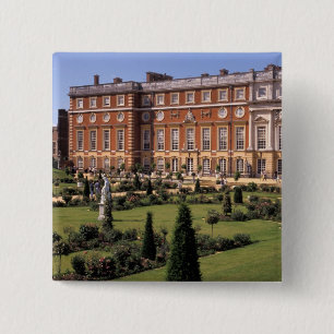 Engeland, Surrey, Hampton Court Palace. Vierkante Button 5,1 Cm
