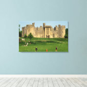 Engeland, Sussex, Bodiam Castle. 2 Canvas Afdruk (Insitu (Houten vloer))