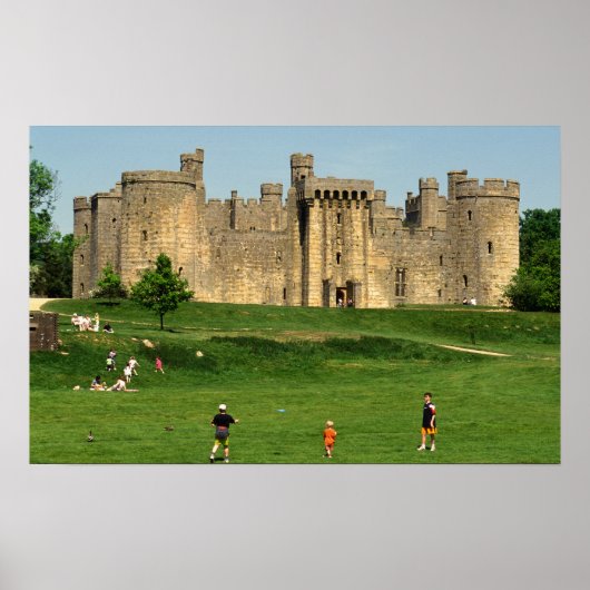 Engeland, Sussex, Bodiam Castle. 2 Poster (Voorkant)