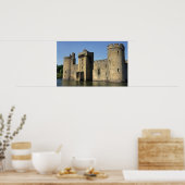 Engeland, Sussex, Bodiam Castle. Poster (Keuken)