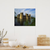 Engeland, Sussex, Bodiam Kasteel Poster (Keuken)