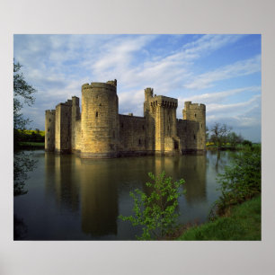 Engeland, Sussex, Bodiam Kasteel Poster